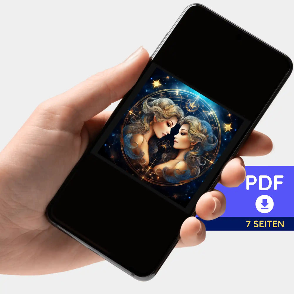 Digitale Bildmappe - Sternzeichen Zwilling "Limited Edition"