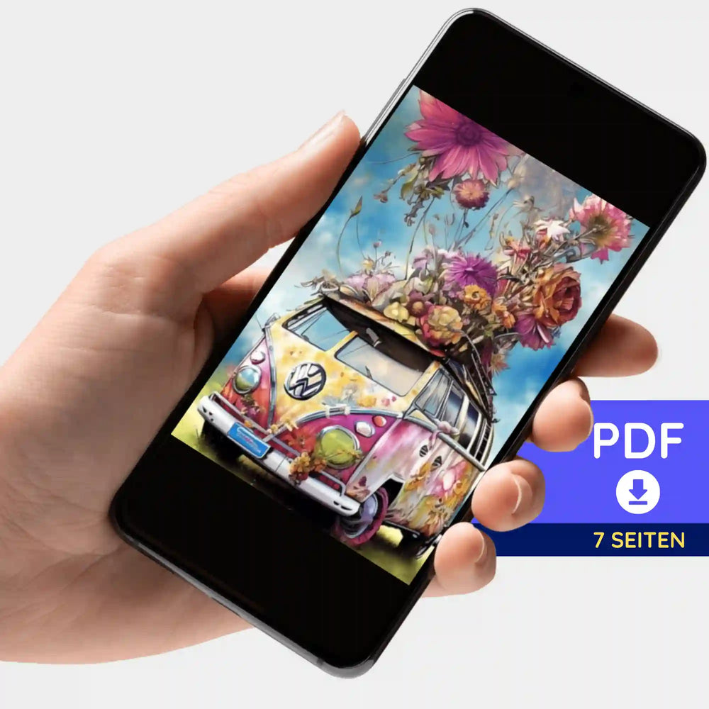 Digitale Bildmappe - Flower Power Bully