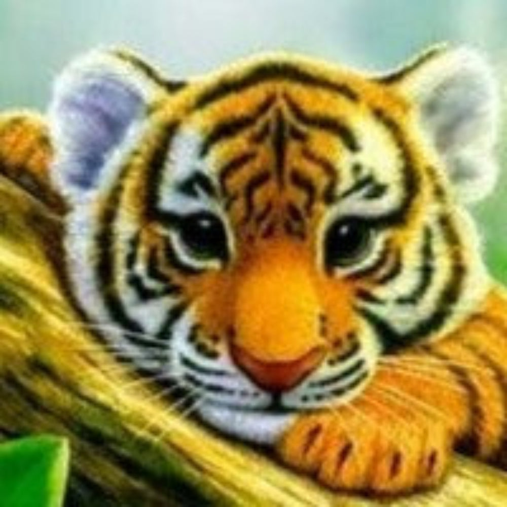 Diamond Painting Mini - Bébé tigre
