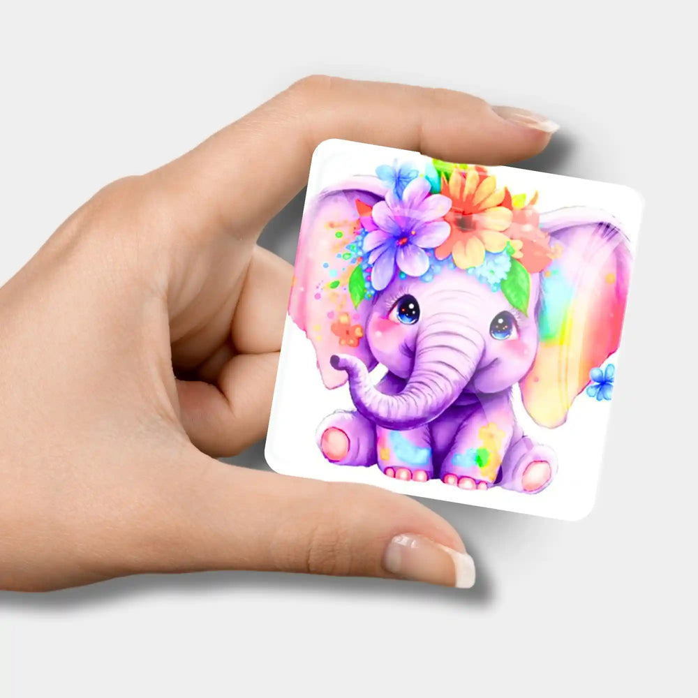 Cover Minder - Le petit éléphant fleur
