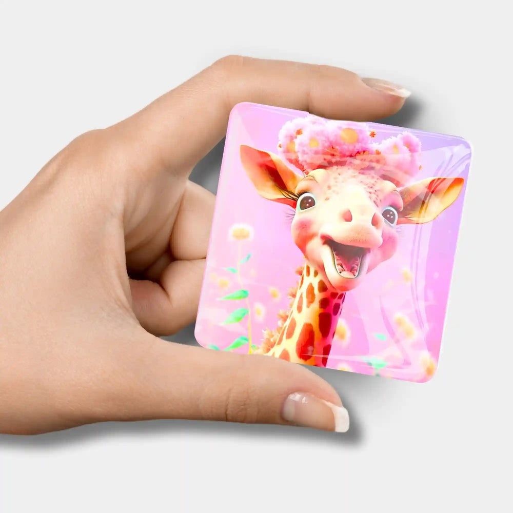Protège-carnet - Girafe joyeuse