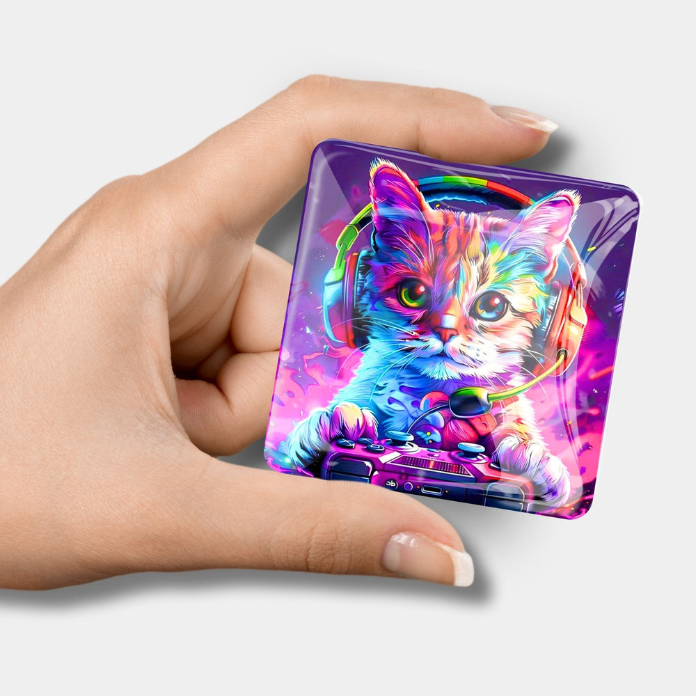 Cover Minder - Chat gamer coloré