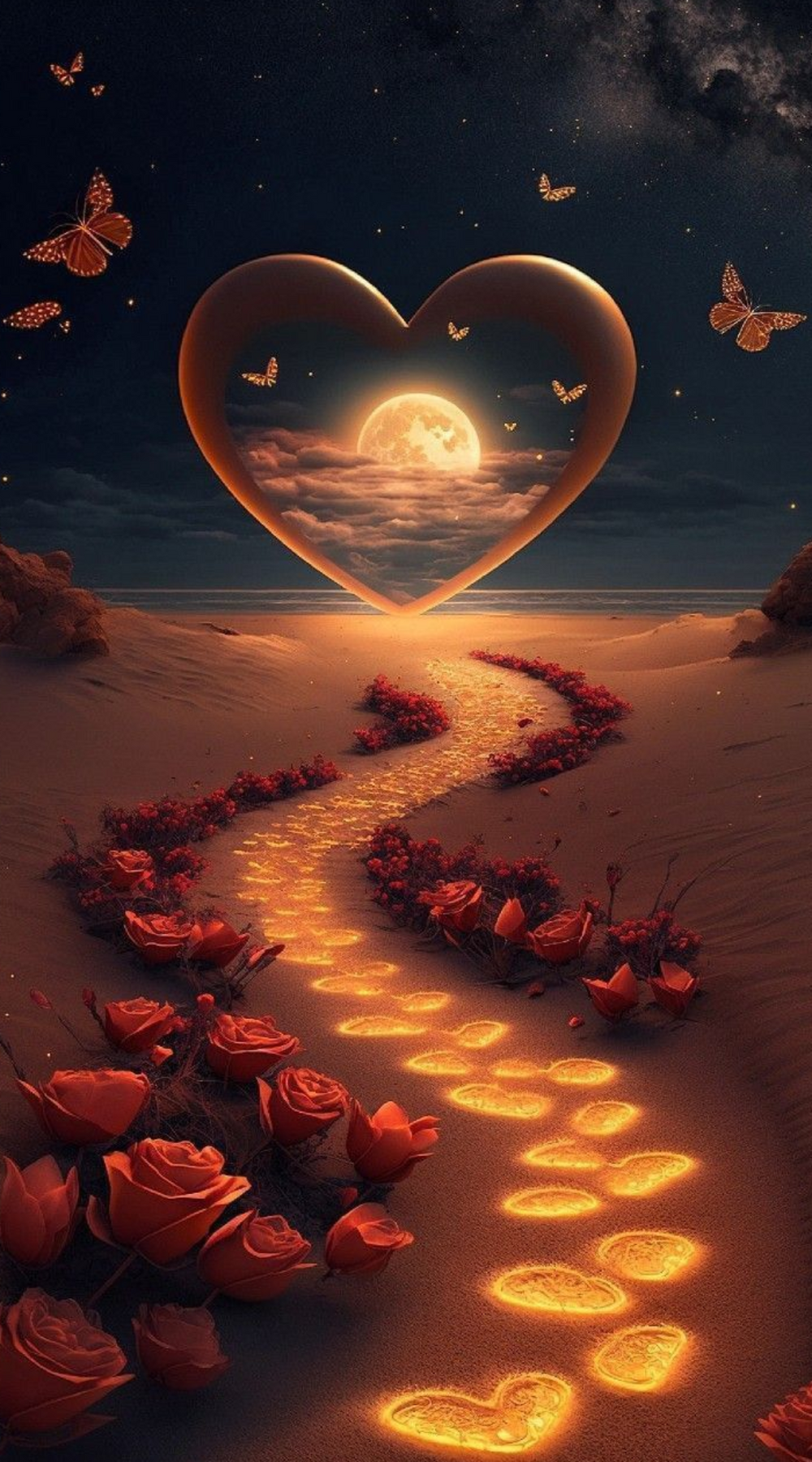 Diamond Painting - Le chemin de l'amour