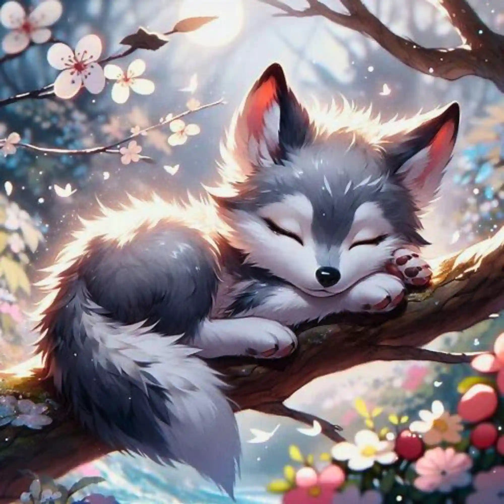 Diamond Painting - Le printemps de Yuki
