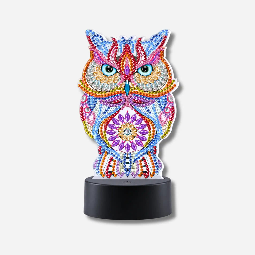 Hibou lumineux LED