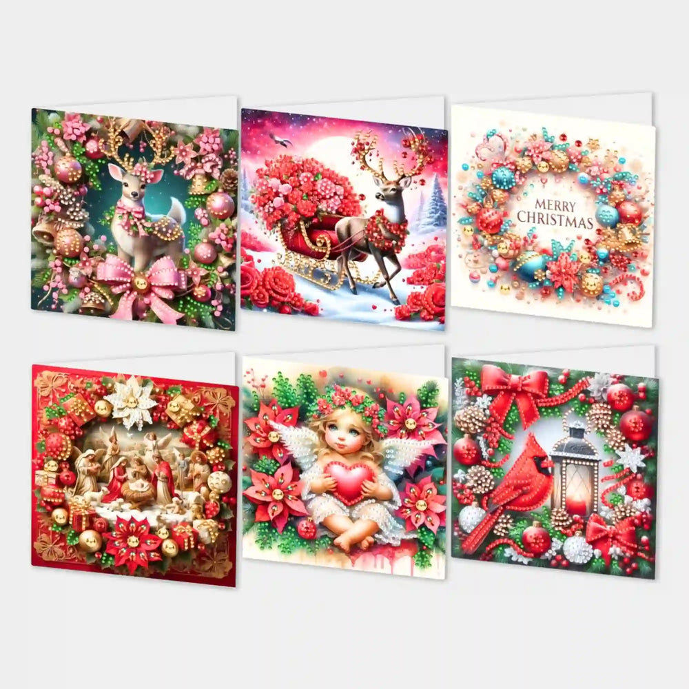 Cartes de Noël en Diamond Painting