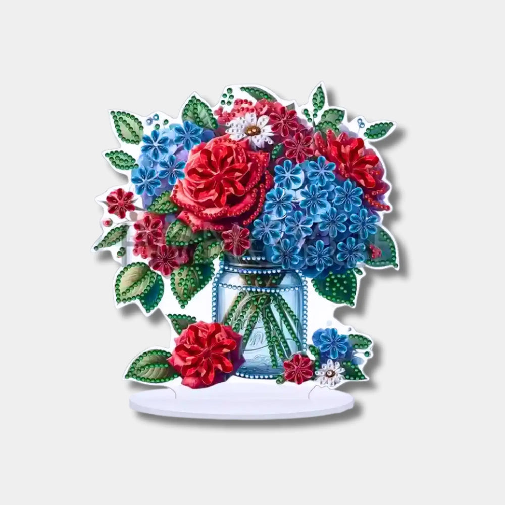 Présentoir Diamond Painting bouquet de fleurs - Fête des Mères