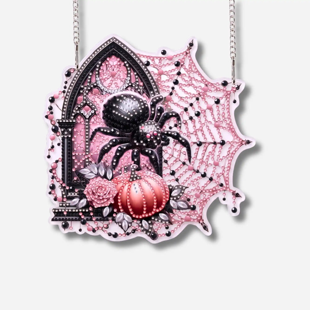 Support de suspension Diamond Painting araignée - Halloween