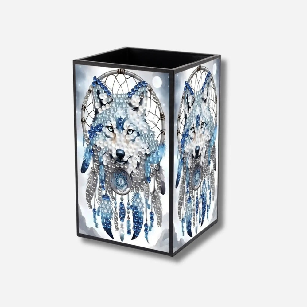 Diamond Painting - Stiftehalter Wolf