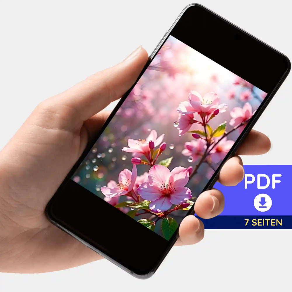 Digitale Bildmappe - Zarte Kirschblüten