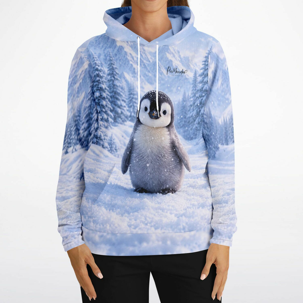 Dreamer Hoodie Winterpieps mit Pinguin-Motiv für Fans von Diamond Painting und Malen nach Zahlen