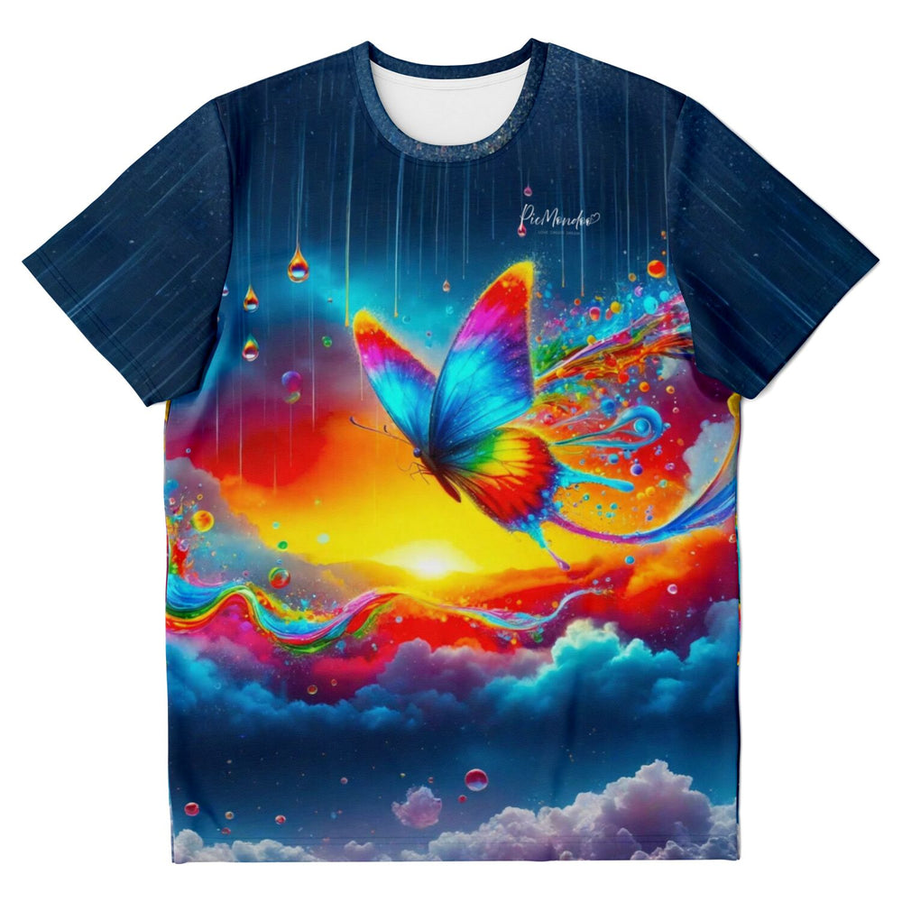 T-shirt Dreamer - Édition spéciale 100 couleurs - Papillons dans la rivière arc-en-ciel