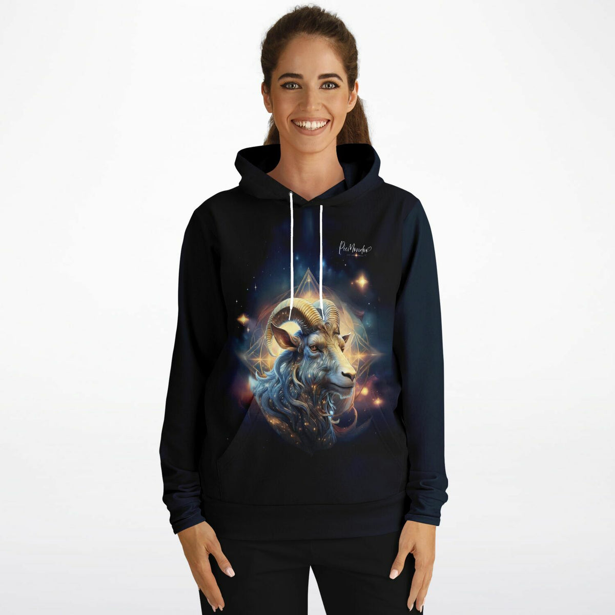 Dreamer Hoodie Sternzeichen Steinbock mit magischem Kosmos-Design für Liebhaber kreativer DIY-Motive
