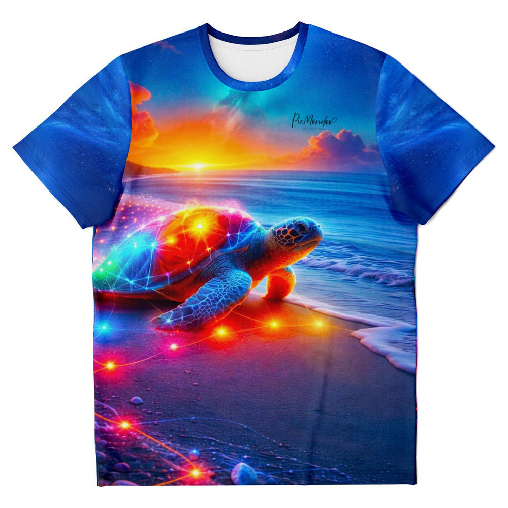 T-Shirt Dreamer - Tortue scintillante colorée
