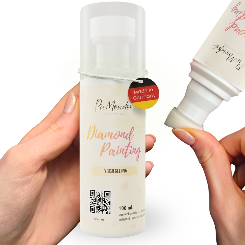 Vernis de fixation pour Diamond Painting® pour une meilleure tenue & un effet brillant - L'original